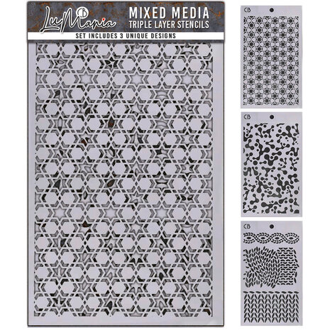 Ciao Bella Stencil Mix Triple Layer Set #001 (MD001) Ciao Bella Stencil Mix Triple Layer Set #001 (MD001)