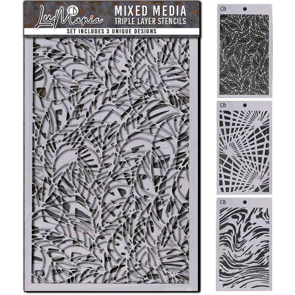 Ciao Bella Stencil Mix Triple Layer Set #002 (MD002) Ciao Bella Stencil Mix Triple Layer Set #002 (MD002)