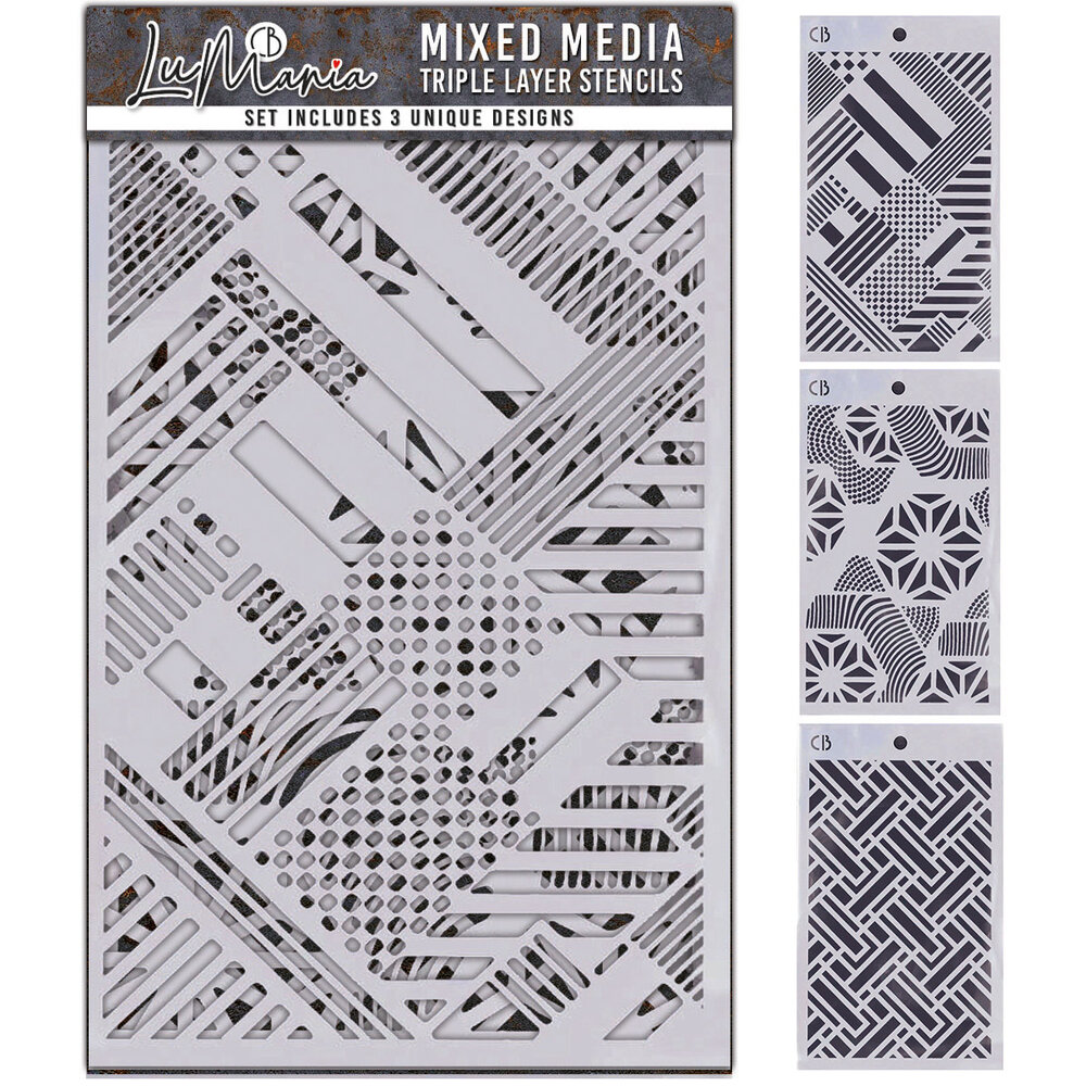 Ciao Bella Stencil Mix Triple Layer Set #005 (MD005) Ciao Bella Stencil Mix Triple Layer Set #005 (MD005)