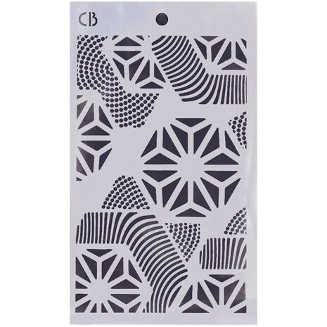 Ciao Bella Stencil Mix Triple Layer Set #005 (MD005) Ciao Bella Stencil Mix Triple Layer Set #005 (MD005)