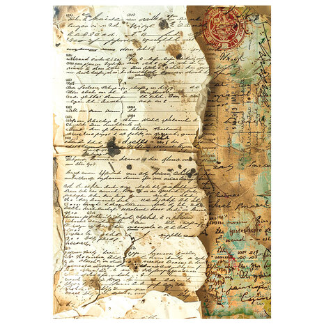 Ciao Bella Journey Ahead A4 Mixed Media Rice Paper (4pcs) (MF006)