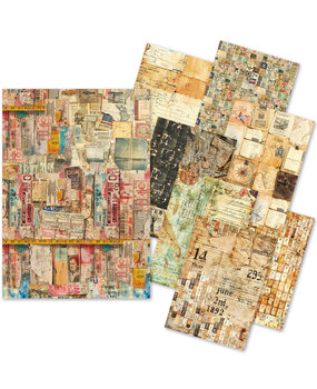 Ciao Bella Journey Ahead Craftmix Mixed A5 Paper Pack (8pcs) (MC006)