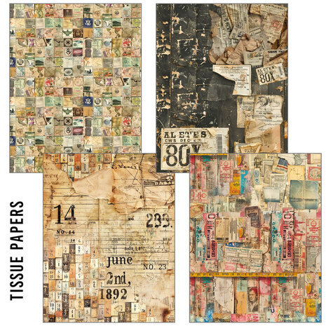 Ciao Bella Journey Ahead Craftmix Mixed A5 Paper Pack (8pcs) (MC006)