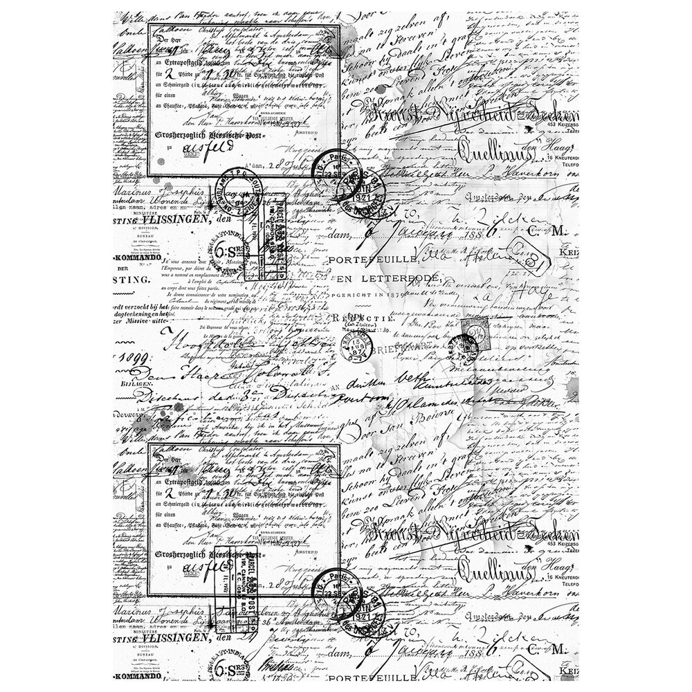 Ciao Bella Meaningful Memories A4 Mixed Media Rice Paper (4pcs) (MF005)