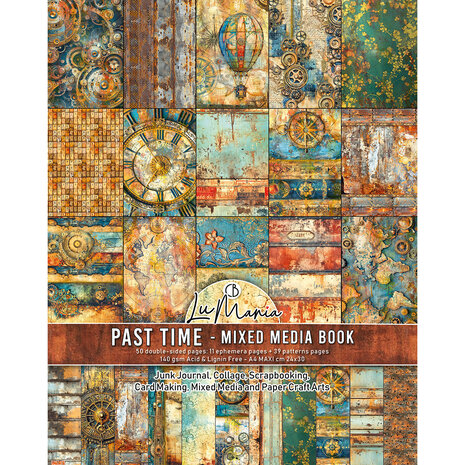Ciao Bella Past Time A4 Maxi Mixed Media Book (MA004)