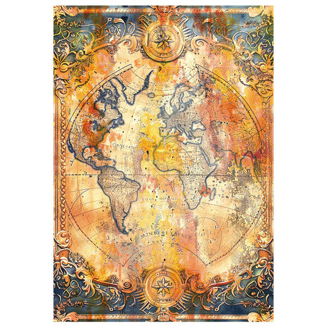 Ciao Bella Past Time A4 Mixed Media Rice Paper (4pcs) (MF004)