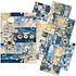 Urban Blue Denim Craftmix Mixed A5 Paper Pack (8pcs) (MC002)