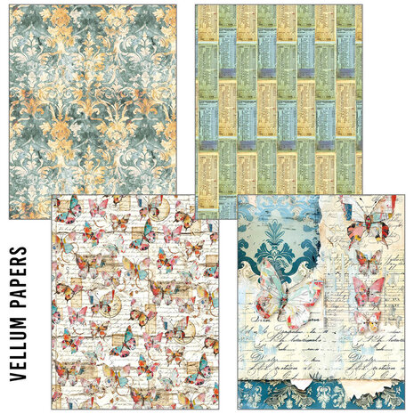 Ciao Bella Quintessential Craftmix Mixed A5 Paper Pack (8pcs) (MC003)