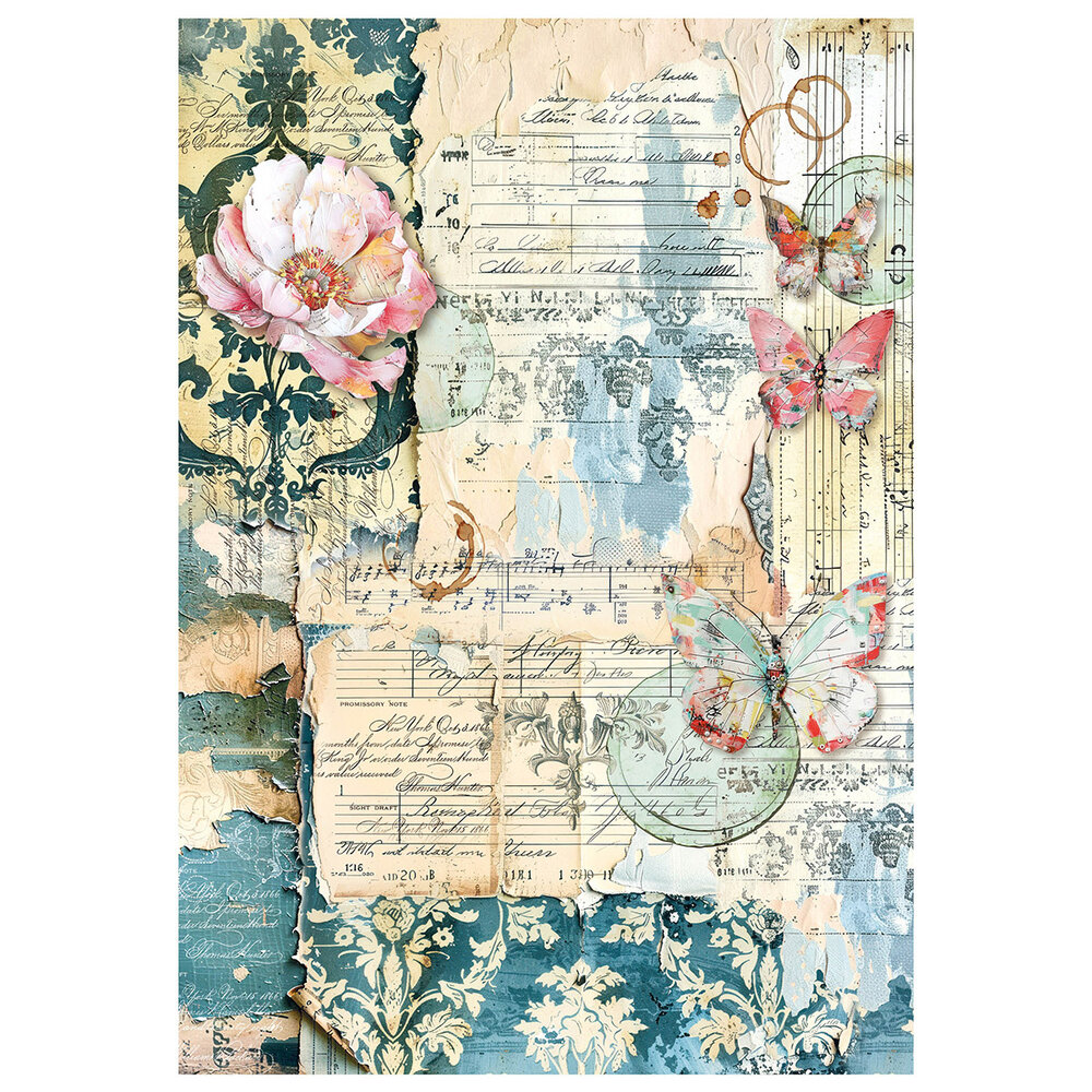 Ciao Bella Quintessential A4 Mixed Media Rice Paper (4pcs) (MF003)