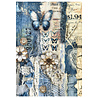 Ciao Bella Urban Blue Denim A4 Mixed Media Rice Paper (4pcs) (MF002) Ciao Bella Urban Blue Denim A4 Mixed Media Rice Paper (4pcs) (MF002)