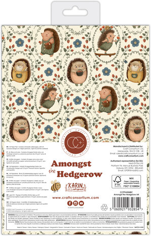 Craft Consortium Amongst the Hedgerow A4 Premium Paper Pad (CCPPAD048C)
