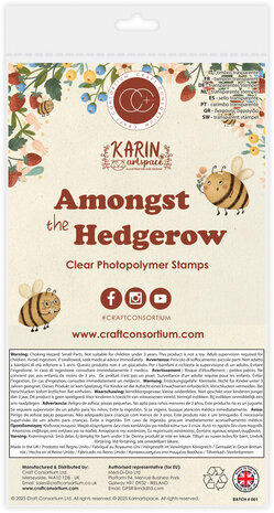 Craft Consortium Amongst the Hedgerow A6 Clear Photopolymer Stamps Hedge (CCSTMP099)