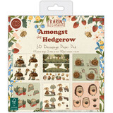Craft Consortium Amongst the Hedgerow 8x8 Inch 3D Decoupage Paper Pad (CCPPAD048D)