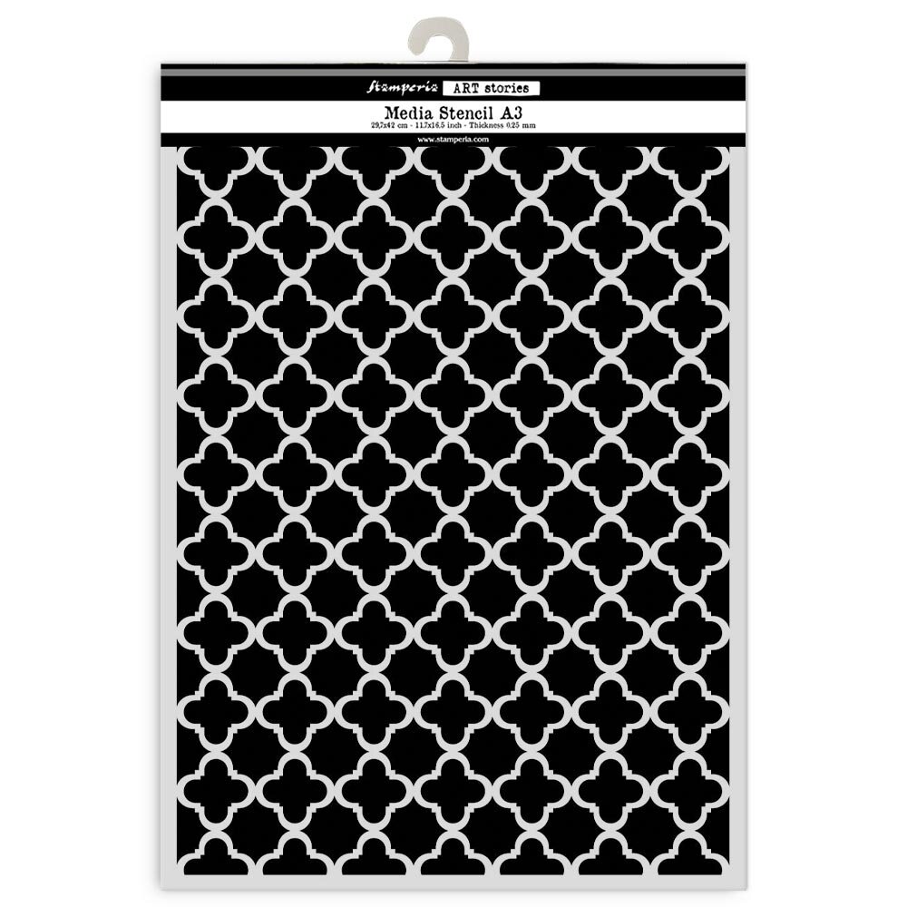 Stamperia Art Stories A3 Big Stencil Bee Net (KSTDA3004)