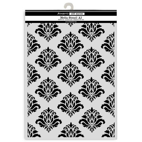 Stamperia Art Stories A3 Big Stencil Tapestry 2 (KSTDA3003)