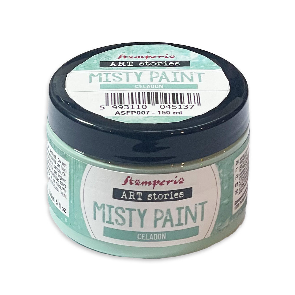 Stamperia Art Stories Misty Paint Celadon 150ml (ASFP007) Stamperia Art Stories Misty Paint Celadon 150ml (ASFP007)