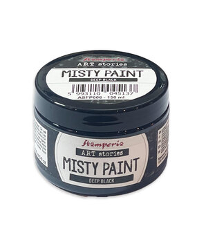 Stamperia Art Stories Misty Paint Deep Black 150ml (ASFP006)