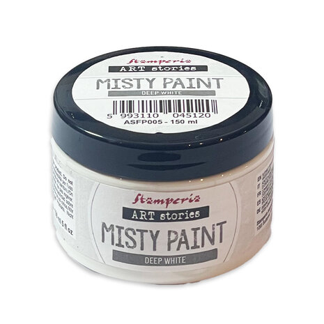 Stamperia Art Stories Misty Paint Deep White 150ml (ASFP005) Stamperia Art Stories Misty Paint Deep White 150ml (ASFP005)