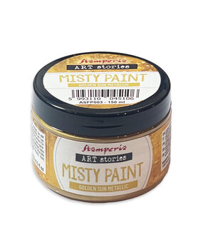 Stamperia Art Stories Misty Paint Metallic Golden Sun 150ml (ASFP003)