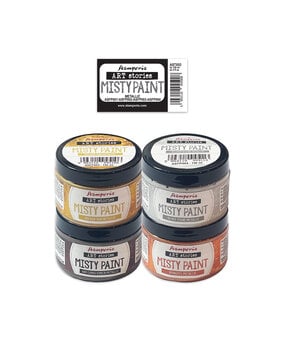 Stamperia Art Stories Misty Paint Metallic Selection (4x150ml) (ASTX03) (DISCONTINUED)
