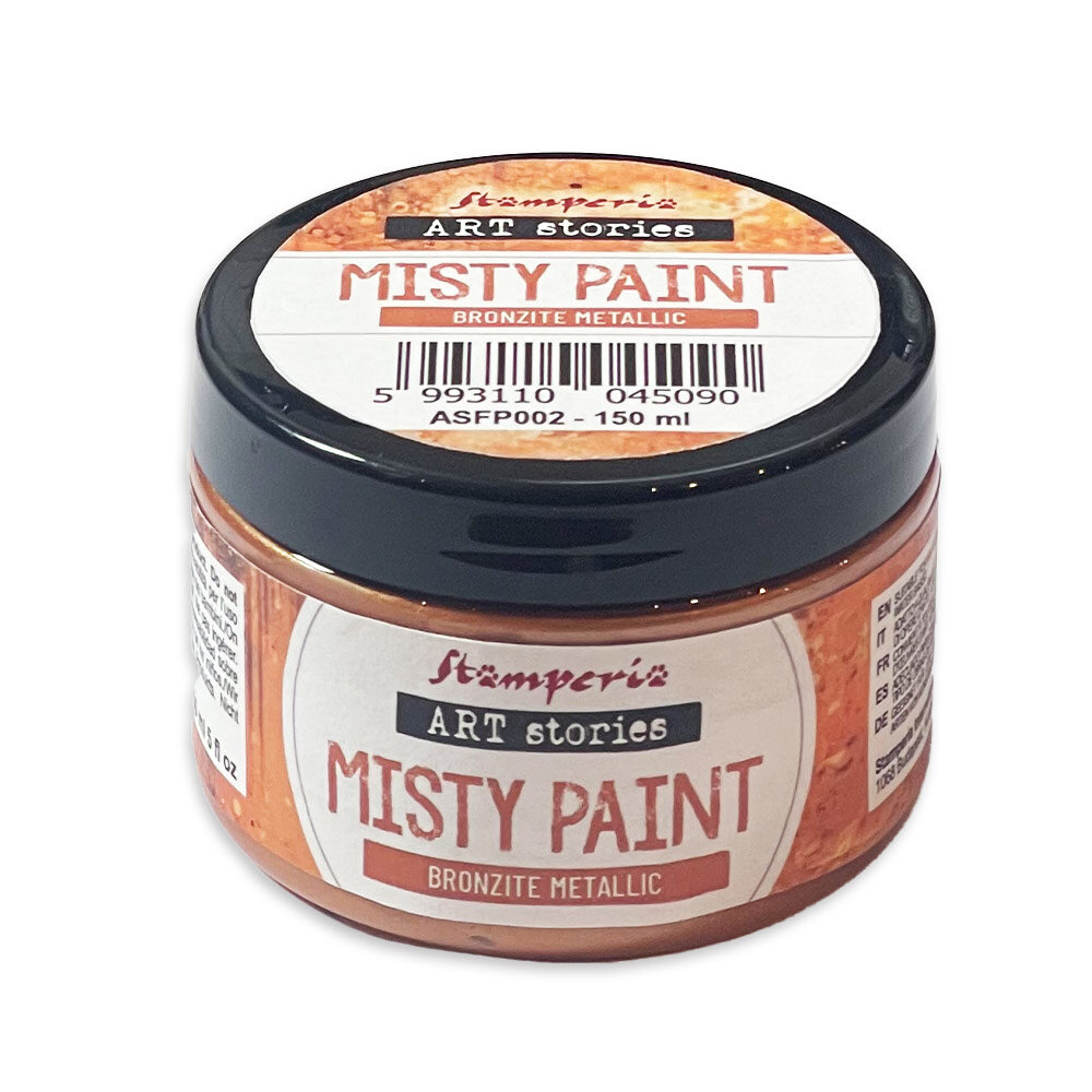 Stamperia Art Stories Misty Paint Metallic Selection (4x150ml) (ASTX03) (DISCONTINUED) Stamperia Art Stories Misty Paint Metallic Selection (4x150ml) (ASTX03) (DISCONTINUED)