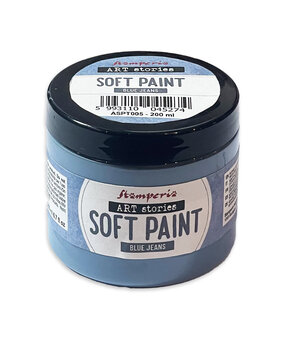 Stamperia Art Stories Soft Paint Blue Jeans 200ml (ASPT005)