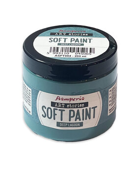Stamperia Art Stories Soft Paint Deep Lagoon 200ml (ASPT004)