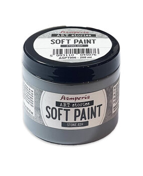 Stamperia Art Stories Soft Paint Stone Ash 200ml (ASPT006)