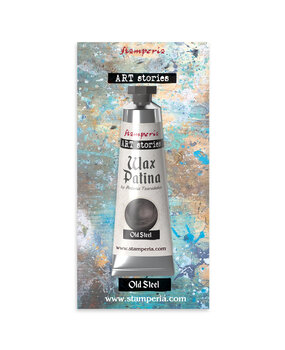 Stamperia Art Stories Wax Patina Old Steel 40ml (KECW01)