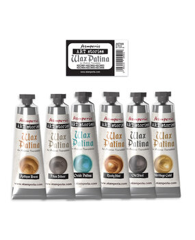 Stamperia Art Stories Wax Patina Selection (6x40ml) (ASTX05) Stamperia Art Stories Wax Patina Selection (6x40ml) (ASTX05)