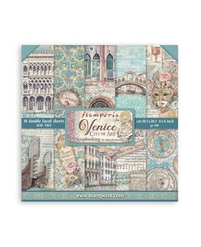 Stamperia Venice City of Art 8x8 Inch Paper Pack (SBBS128) Stamperia Venice City of Art 8x8 Inch Paper Pack (SBBS128)