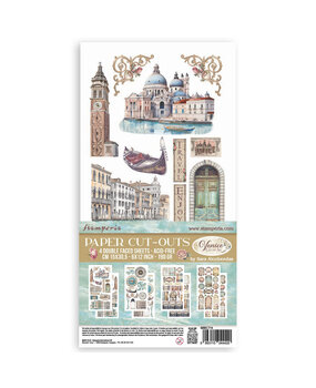 Stamperia Venice City of Art 6x12 Inch Paper Cut-outs (4pcs) (SBBCT14) Stamperia Venice City of Art 6x12 Inch Paper Cut-outs (4pcs) (SBBCT14)