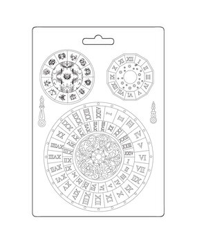 Stamperia Venice City of Art A5 Soft Mould Clocks (K3PTA5673) Stamperia Venice City of Art A5 Soft Mould Clocks (K3PTA5673)