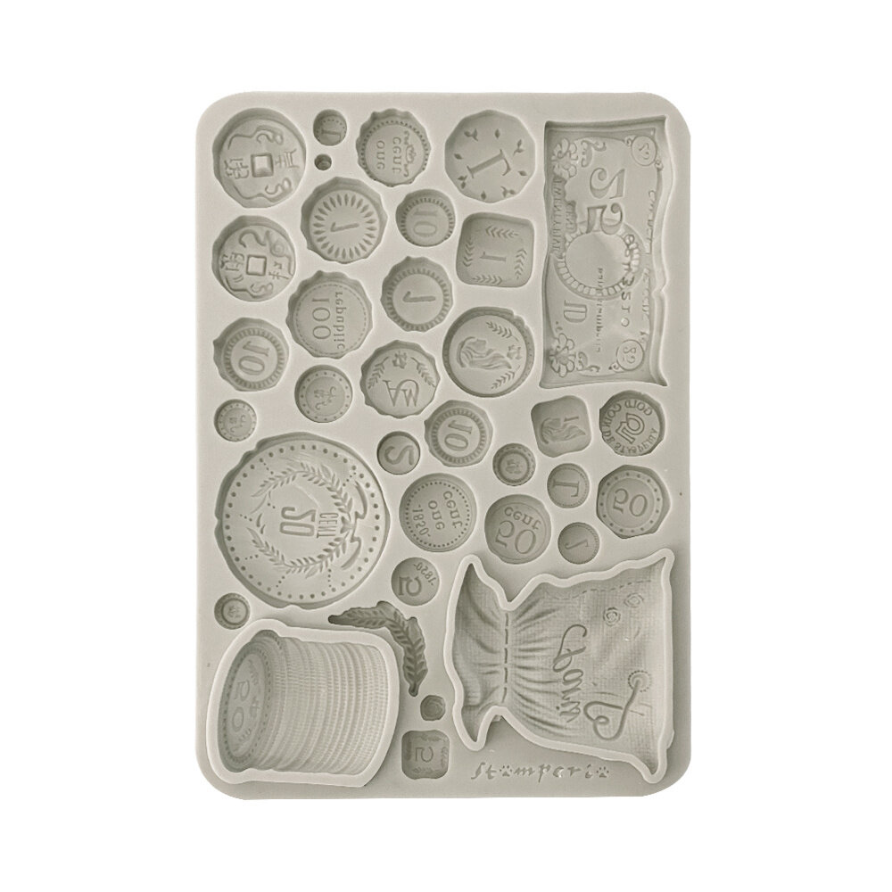 Stamperia Venice City of Art A5 Silicon Mould Old Coins (KACMA561) Stamperia Venice City of Art A5 Silicon Mould Old Coins (KACMA561)