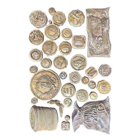 Stamperia Venice City of Art A5 Silicon Mould Old Coins (KACMA561) Stamperia Venice City of Art A5 Silicon Mould Old Coins (KACMA561)