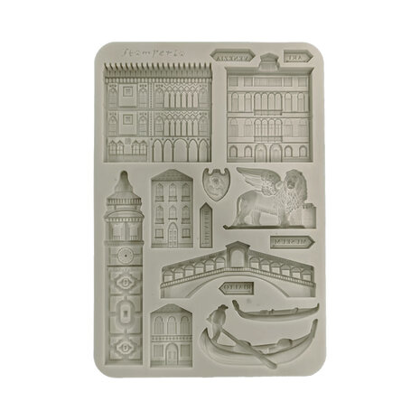 Stamperia Venice City of Art A5 Silicon Mould Monuments (KACMA581) Stamperia Venice City of Art A5 Silicon Mould Monuments (KACMA581)