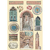 Stamperia Venice City of Art A5 Colored Wooden Shape (KLSP185) Stamperia Venice City of Art A5 Colored Wooden Shape (KLSP185)