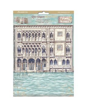 Stamperia Venice City of Art A4 Rice Paper Selection (6pcs) (DFSA4XVN)