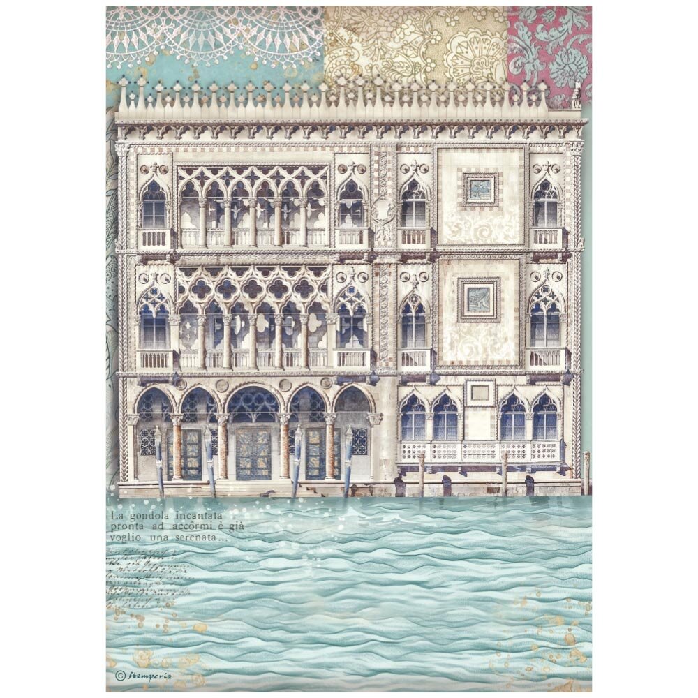 Stamperia Venice City of Art A4 Rice Paper Selection (6pcs) (DFSA4XVN) Stamperia Venice City of Art A4 Rice Paper Selection (6pcs) (DFSA4XVN)