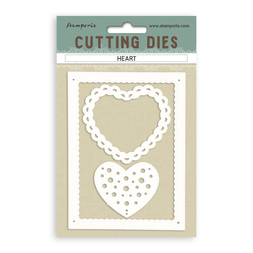 Stamperia Heart A6 Cutting Dies (SFT14) Stamperia Heart A6 Cutting Dies (SFT14)