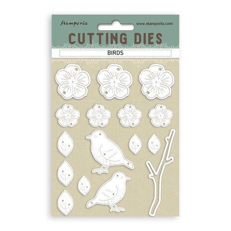 Stamperia Birds A6 Cutting Dies (SFT13)