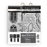 Stamperia Venice City of Art Stencil Selection (8pcs) (KSTDX03)