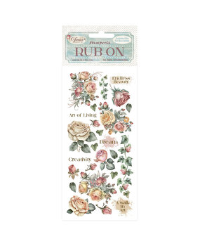 Stamperia Venice City of Art Rub-On 4x8,5 Inch Roses (DFLRB166) Stamperia Venice City of Art Rub-On 4x8,5 Inch Roses (DFLRB166)