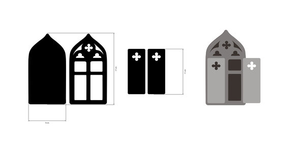 Stamperia Venice City of Art MDF Crafty Shapes Blanks Window (KLSM58) Stamperia Venice City of Art MDF Crafty Shapes Blanks Window (KLSM58)