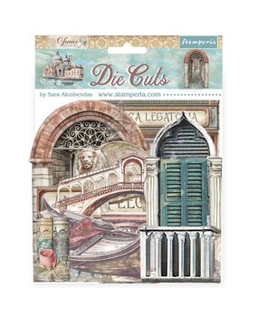 Stamperia Venice City of Art Die Cuts (38pcs) (DFLDC117) Stamperia Venice City of Art Die Cuts (38pcs) (DFLDC117)