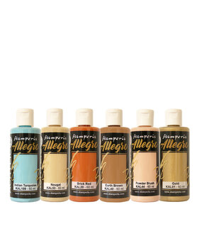 Stamperia Venice City of Art Allegro Paint Kit (6pcs) (KALKIT62) Stamperia Venice City of Art Allegro Paint Kit (6pcs) (KALKIT62)