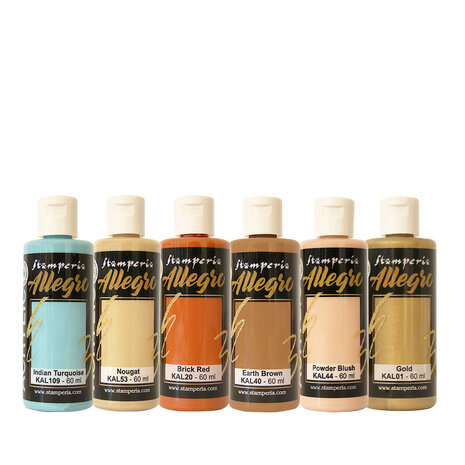Stamperia Venice City of Art Allegro Paint Kit (6pcs) (KALKIT62) Stamperia Venice City of Art Allegro Paint Kit (6pcs) (KALKIT62)