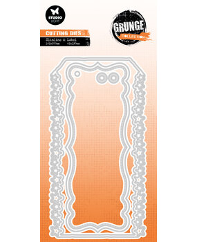 Studio Light Slimline & Label Star Grunge Cutting Die (SL-GR-CD1014)