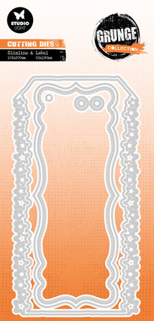 Studio Light Slimline & Label Star Grunge Cutting Die (SL-GR-CD1014) Studio Light Slimline & Label Star Grunge Cutting Die (SL-GR-CD1014)