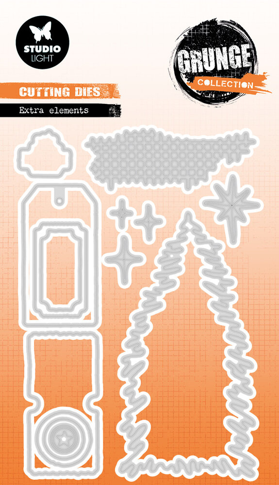Studio Light Extra Elements Grunge Cutting Die (SL-GR-CD1015) Studio Light Extra Elements Grunge Cutting Die (SL-GR-CD1015)